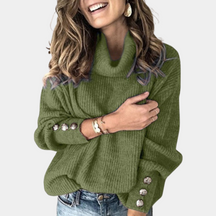 Women's Turtleneck Sweater — View 3