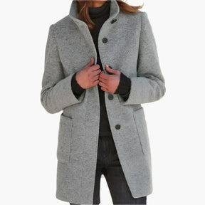 Women's Classic Winter Coat | Jessica in Black - Juana Fashion