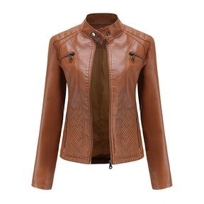 Women's Leather Look Jacket — View 13