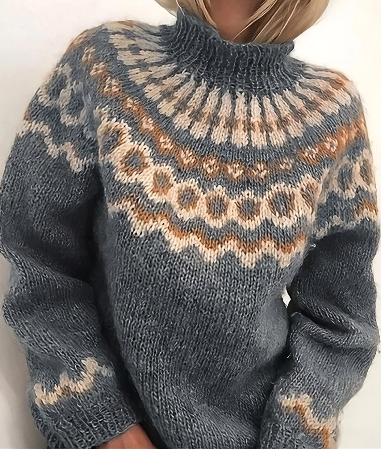 Women's Turtleneck Sweater — View 4