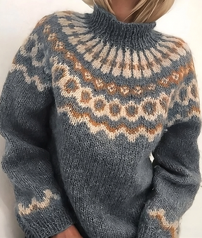 Women's Turtleneck Sweater — View 4