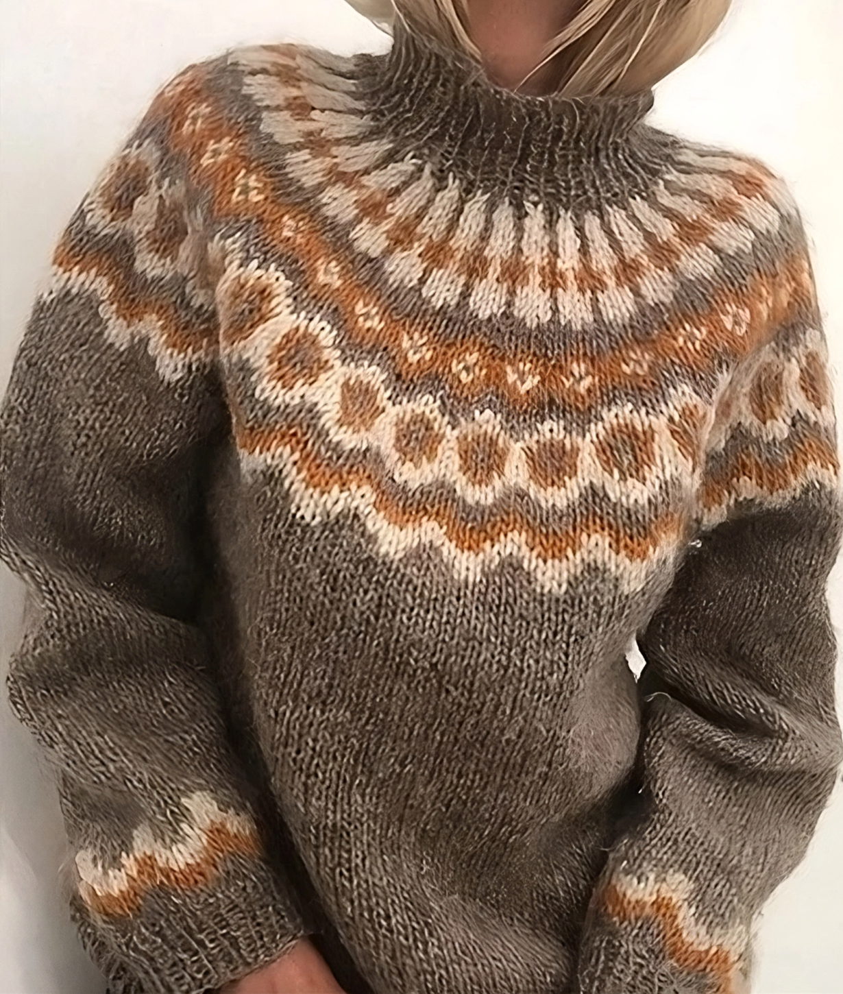 Women's Turtleneck Sweater — View 3
