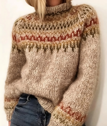 Women's Turtleneck Sweater — View 1