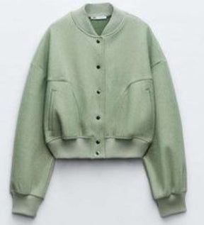 Women's Cropped Bomber Jacket — View 2