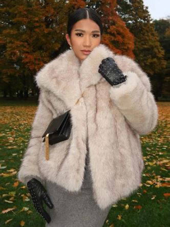 Women's Faux Fur Coat — View 1