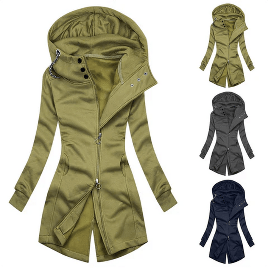 Women's Fitted Hooded Jacket — View 1