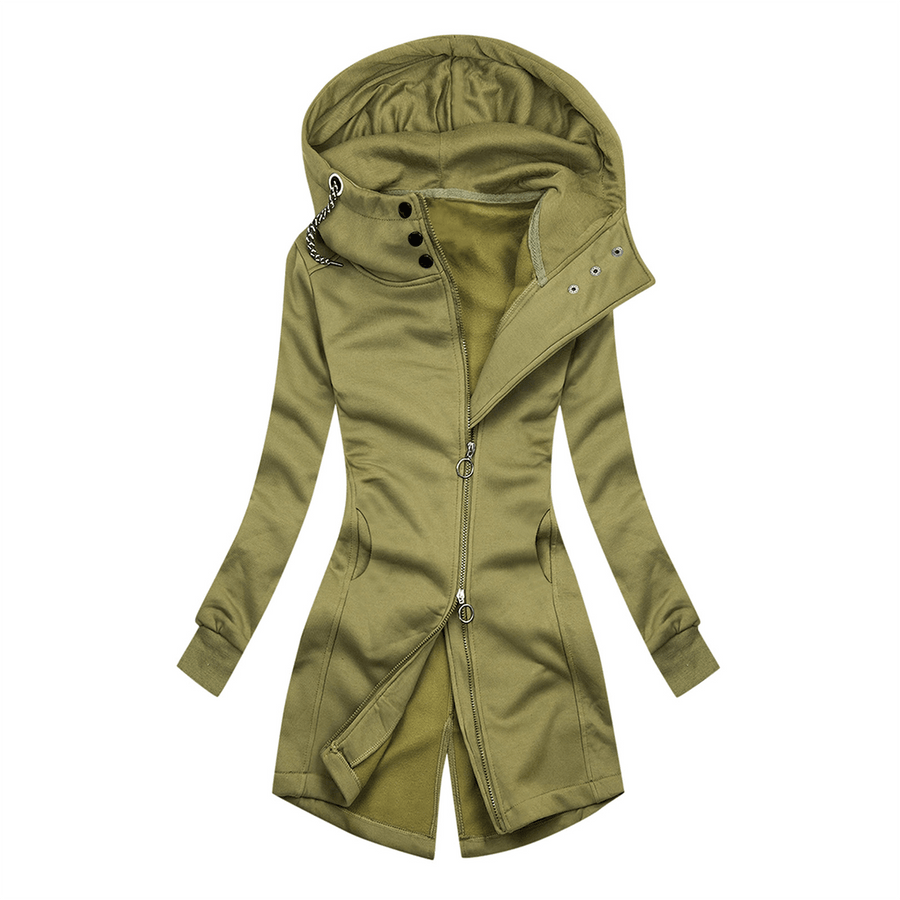 Women's Fitted Hooded Jacket — View 2