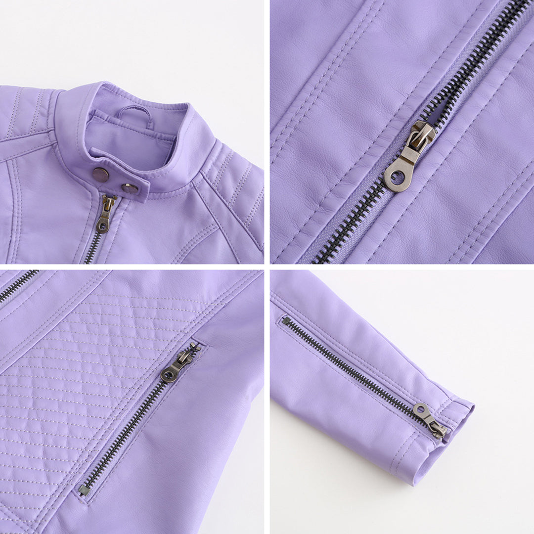 Women's Leather Look Jacket — View 6