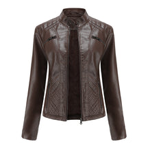 Women's Leather Look Jacket — View 15