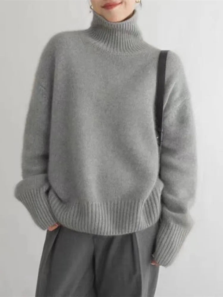 Women's Turtleneck Sweater — View 2