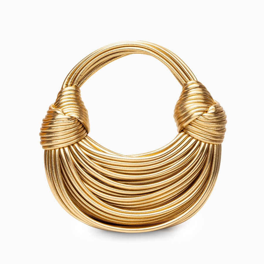 Women's Knot Handle Statement Handbag by Juana Fashion