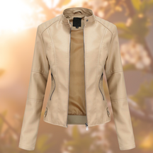 Women's Leather Look Jacket — View 4
