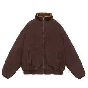 Women's Zip-Up Winter Jacket | Beatrice in Red - Juana Fashion