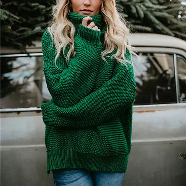 Women's Turtleneck Sweater — View 2