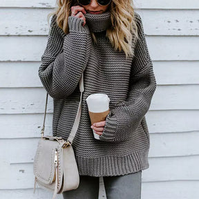 Women's Turtleneck Sweater — View 3