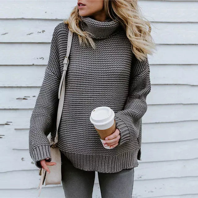 Women's Turtleneck Sweater — View 1