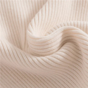 Women's Ribbed Long Sleeve Turtleneck Sweater — View 3