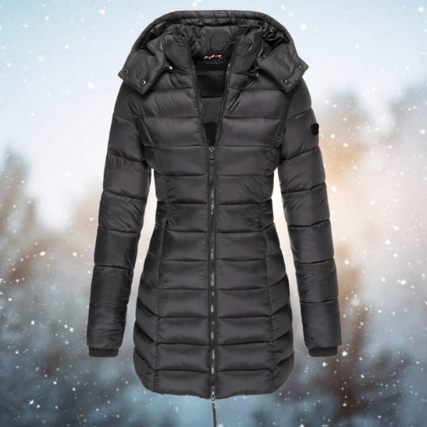 Women's Hooded Puffer Jacket — View 6