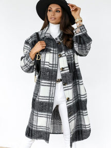 Women's Plaid Coat — View 5