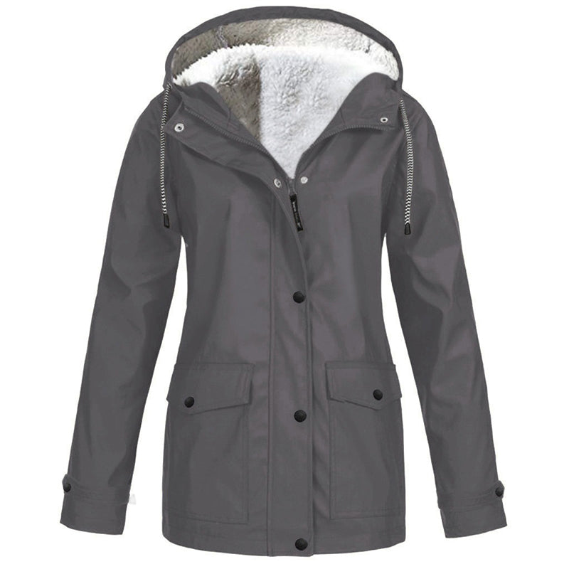 Women's Hooded Rain Jacket — View 3