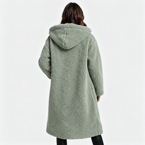 Women's Hooded Teddy Coat — View 3