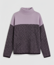 Women's Ribbed Turtleneck Sweater — View 5