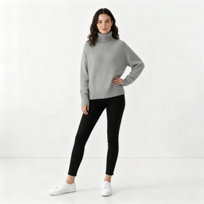 Women's Turtleneck Sweater — View 3