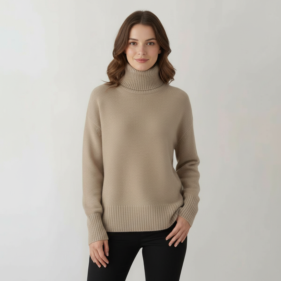 Women's Turtleneck Sweater — View 1
