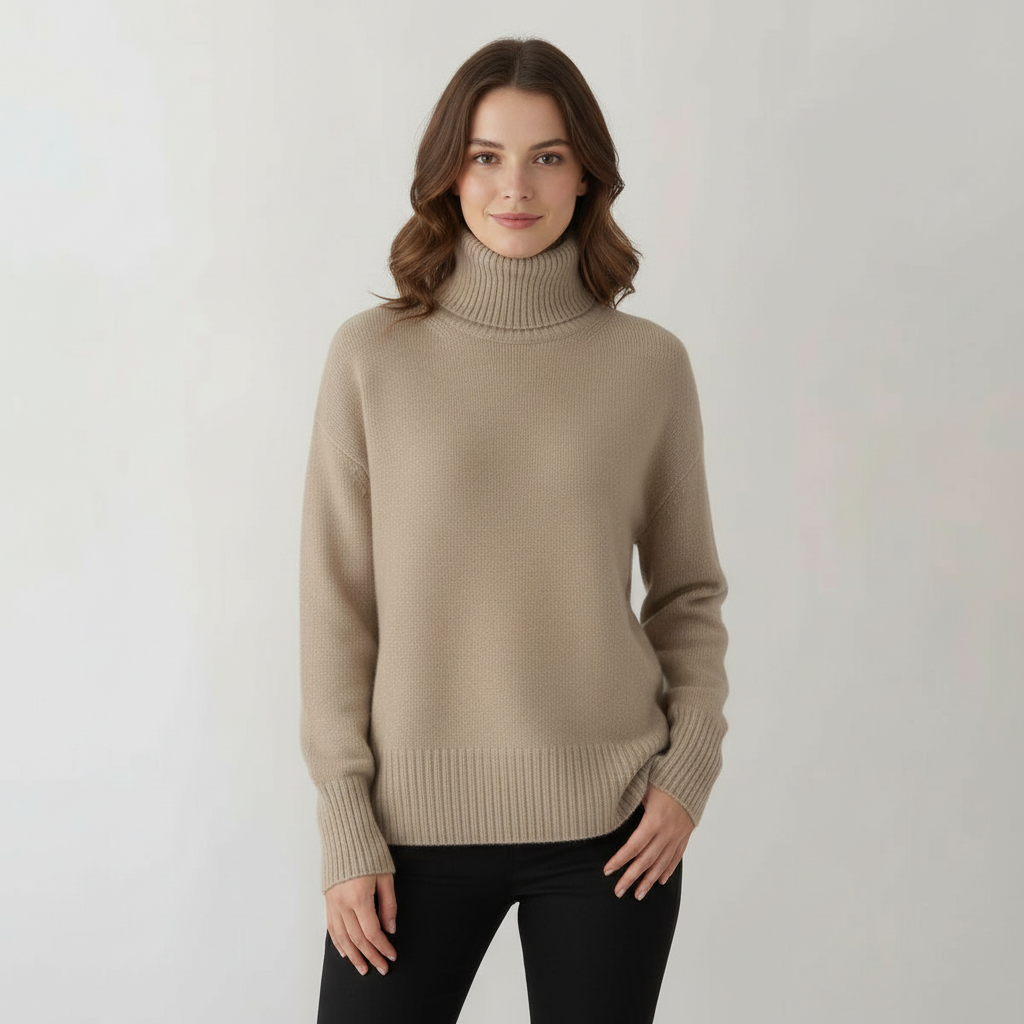 Women's Turtleneck Sweater — View 1