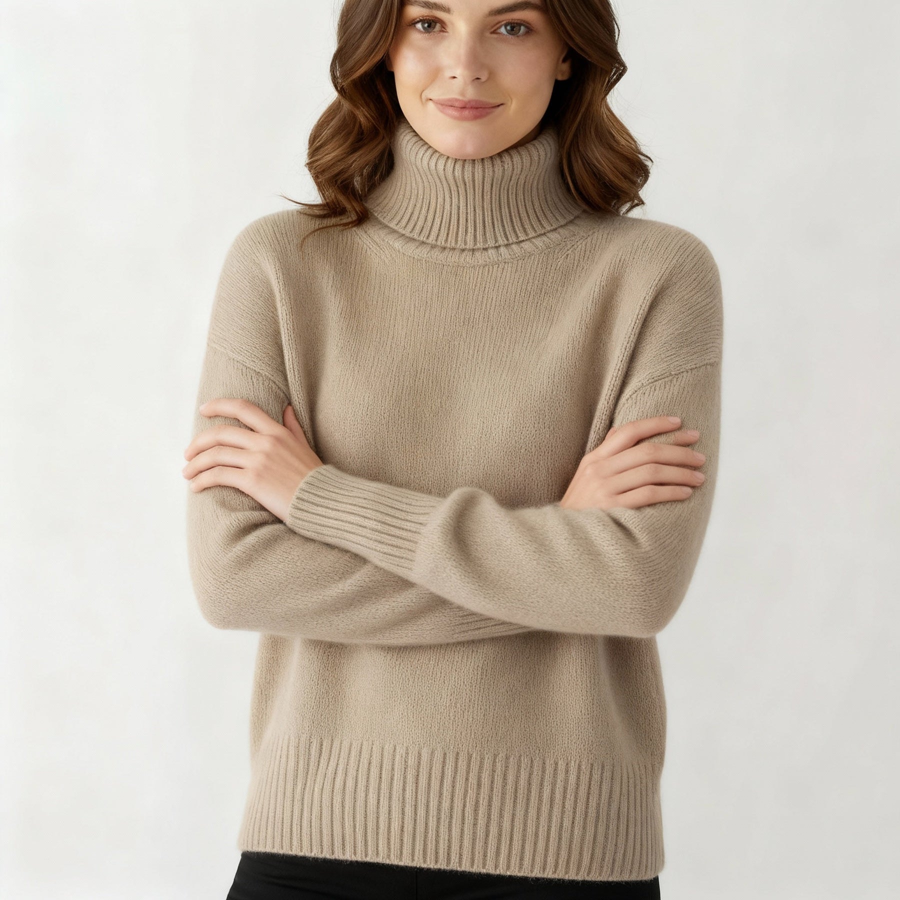 Women's Turtleneck Sweater — View 2