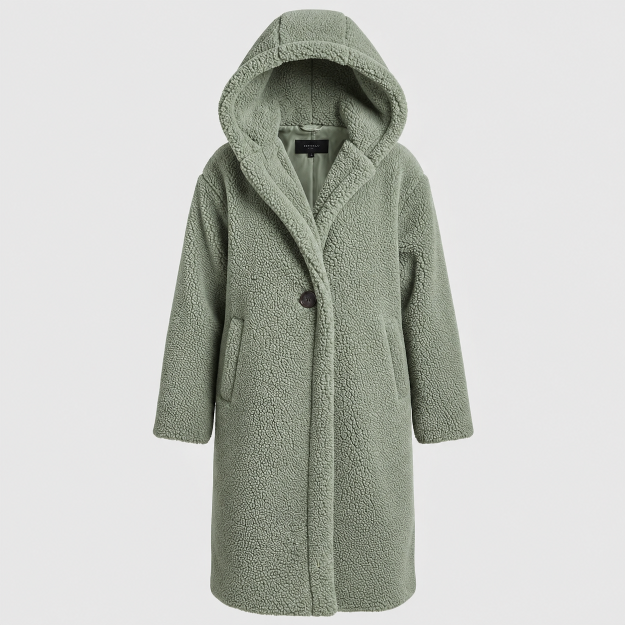 Women's Hooded Teddy Coat — View 5