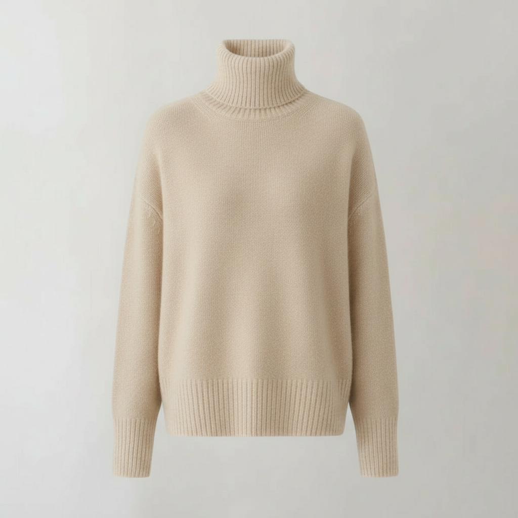 Women's Turtleneck Sweater — View 8