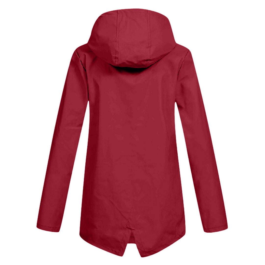 Women's Hooded Rain Jacket — View 11