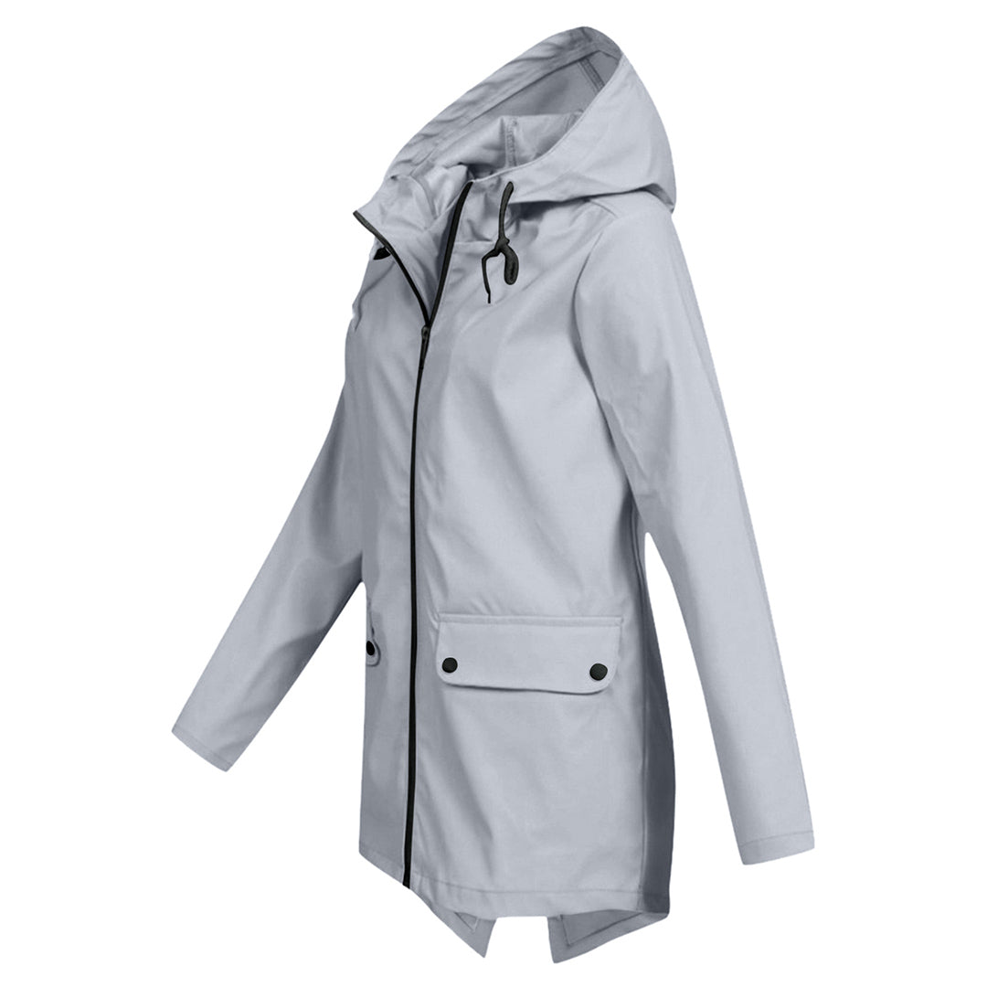 Women's Hooded Rain Jacket — View 8