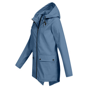 Women's Hooded Rain Jacket — View 1