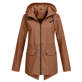 Women's Hooded Rain Jacket — View 15