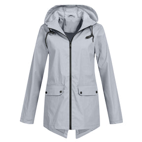 Women's Hooded Rain Jacket — View 16