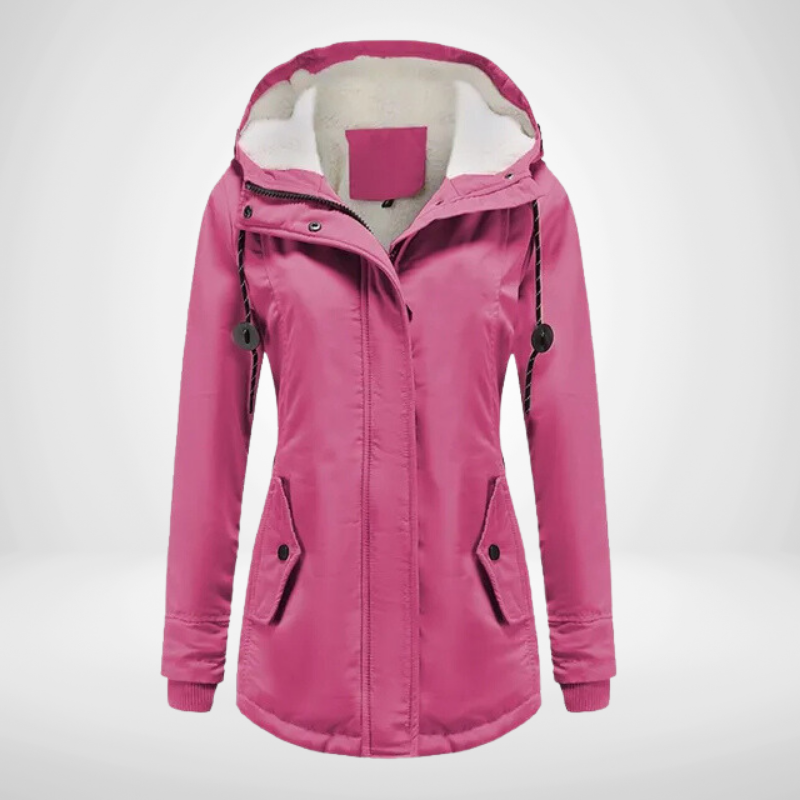 Women's Hooded Parka Coat — View 1