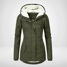 Women's Hooded Parka Coat — View 3