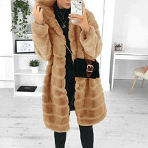 Women's Faux Fur Coat — View 3