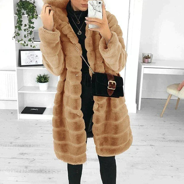 Women's Faux Fur Coat — View 3
