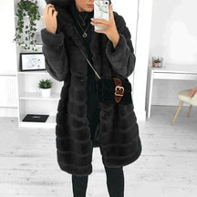 Women's Faux Fur Coat — View 2