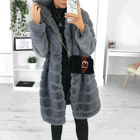 Women's Faux Fur Coat — View 1
