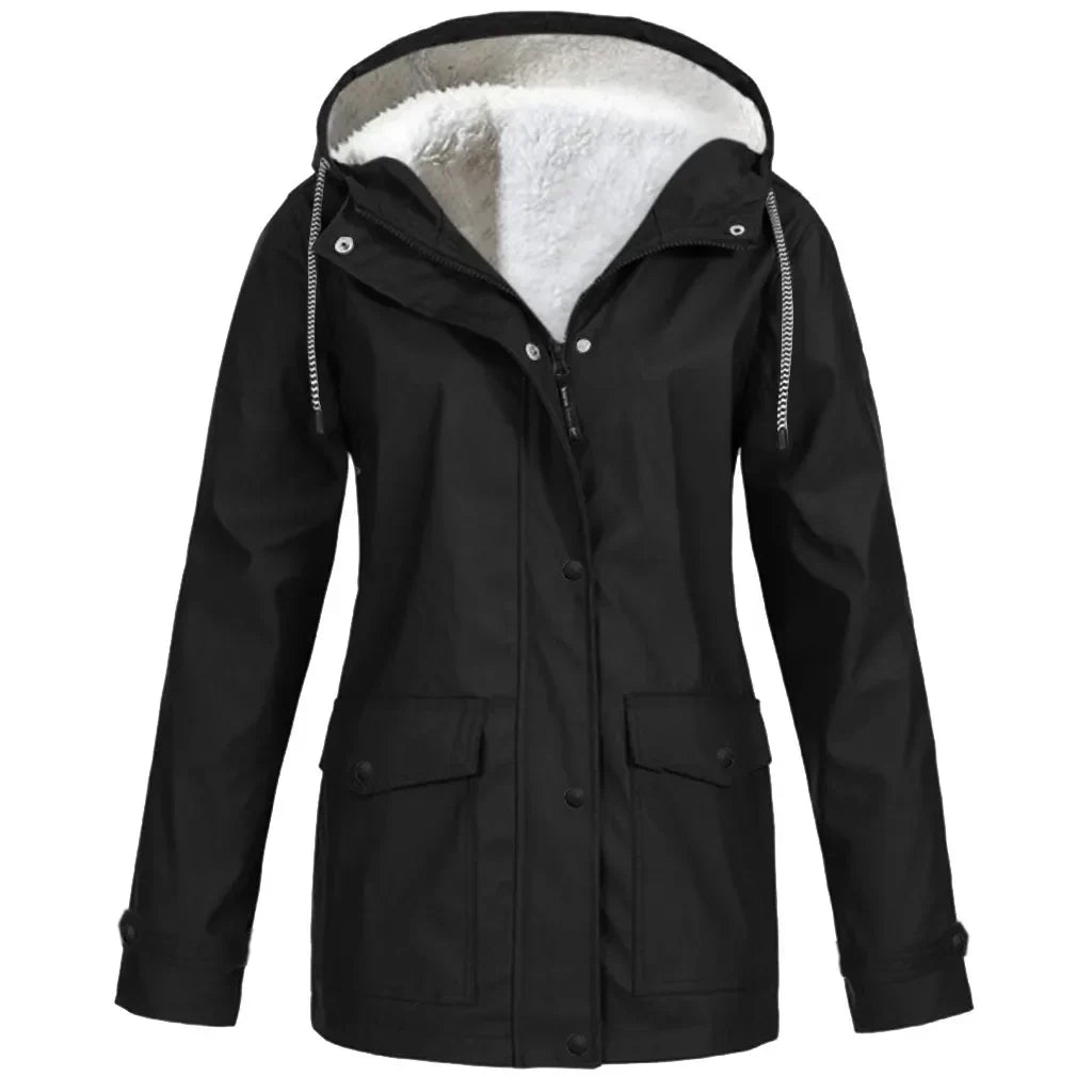 Women's Hooded Fleece Jacket — View 6