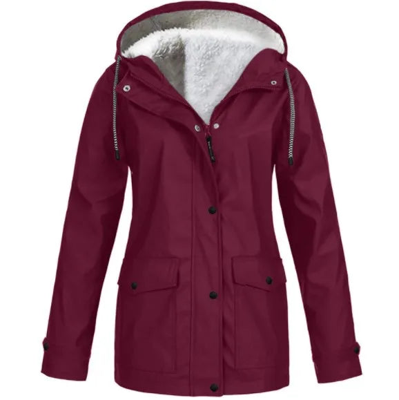 Women's Hooded Fleece Jacket — View 13