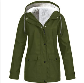 Women's Hooded Fleece Jacket — View 9