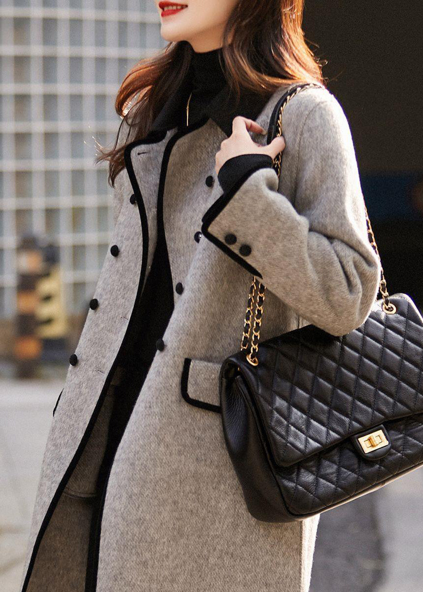 Women's Wool Patchwork Sweater — View 2