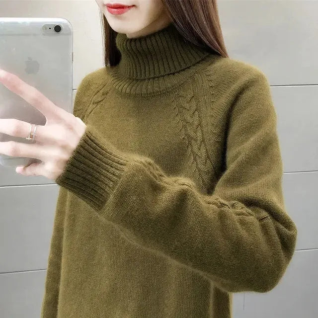 Women's Turtleneck Sweater — View 6