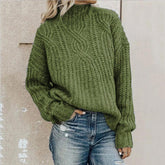 Women's Oversized Turtleneck Sweater — View 1