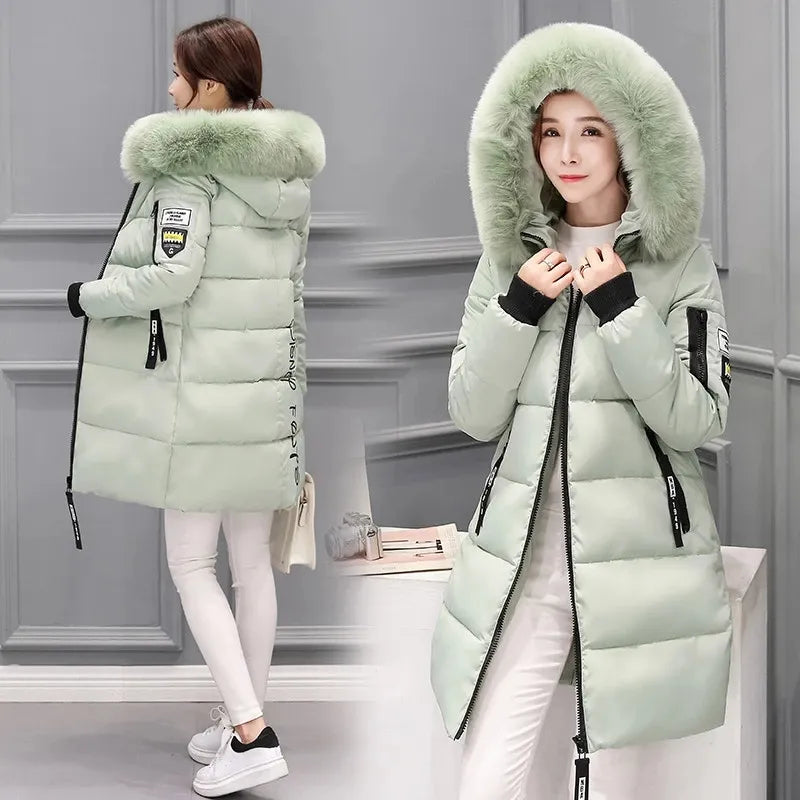 Women's Hooded Puffer Jacket — View 5